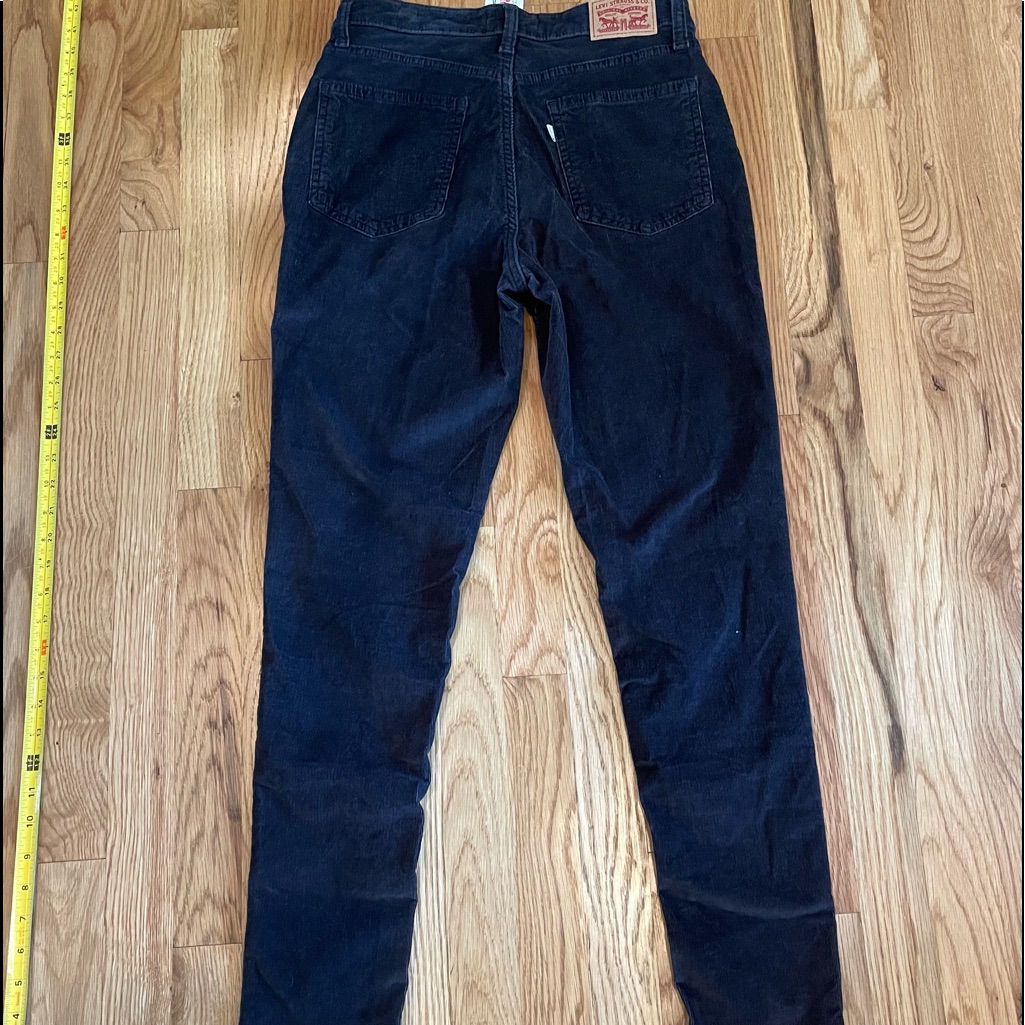 Levi 721 High Rise Skinny Jeans Corduroy